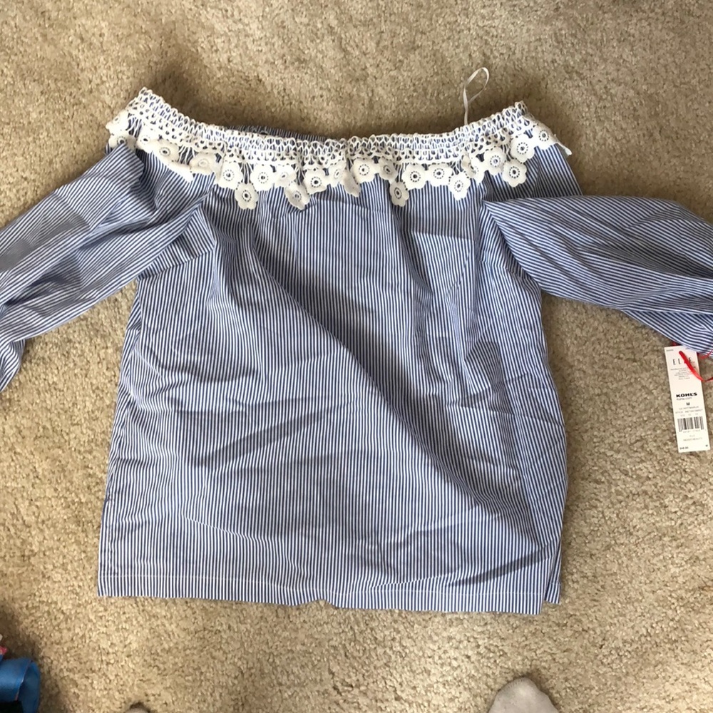 Off the shoulder blouse